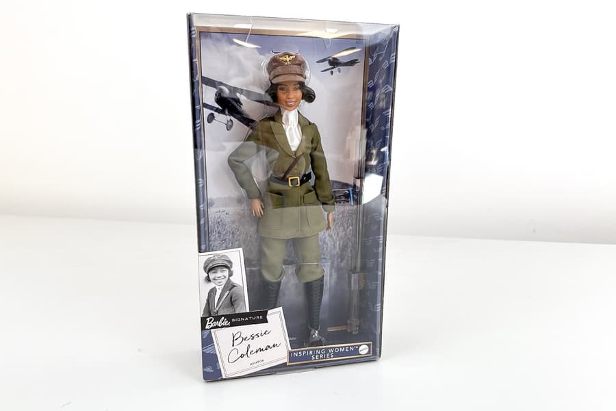 Puppe Mattel Barbie Sinature \Bessie Coleman\